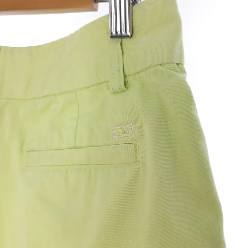 Vineyard Vines Cotton Green Summer Shorts Womens Size 2